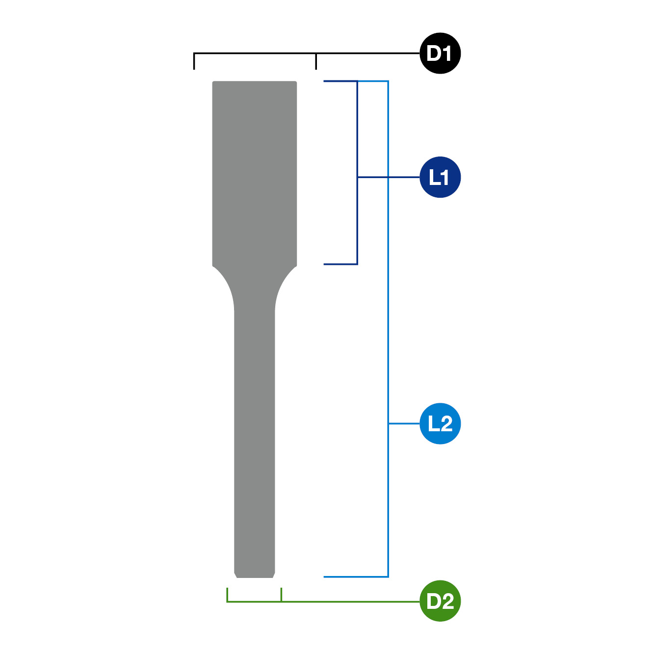 Rotary burr, burr shape A. Euroboor RB.A0303 - 15/64, 7/64, 3, 6 thumbnail 2