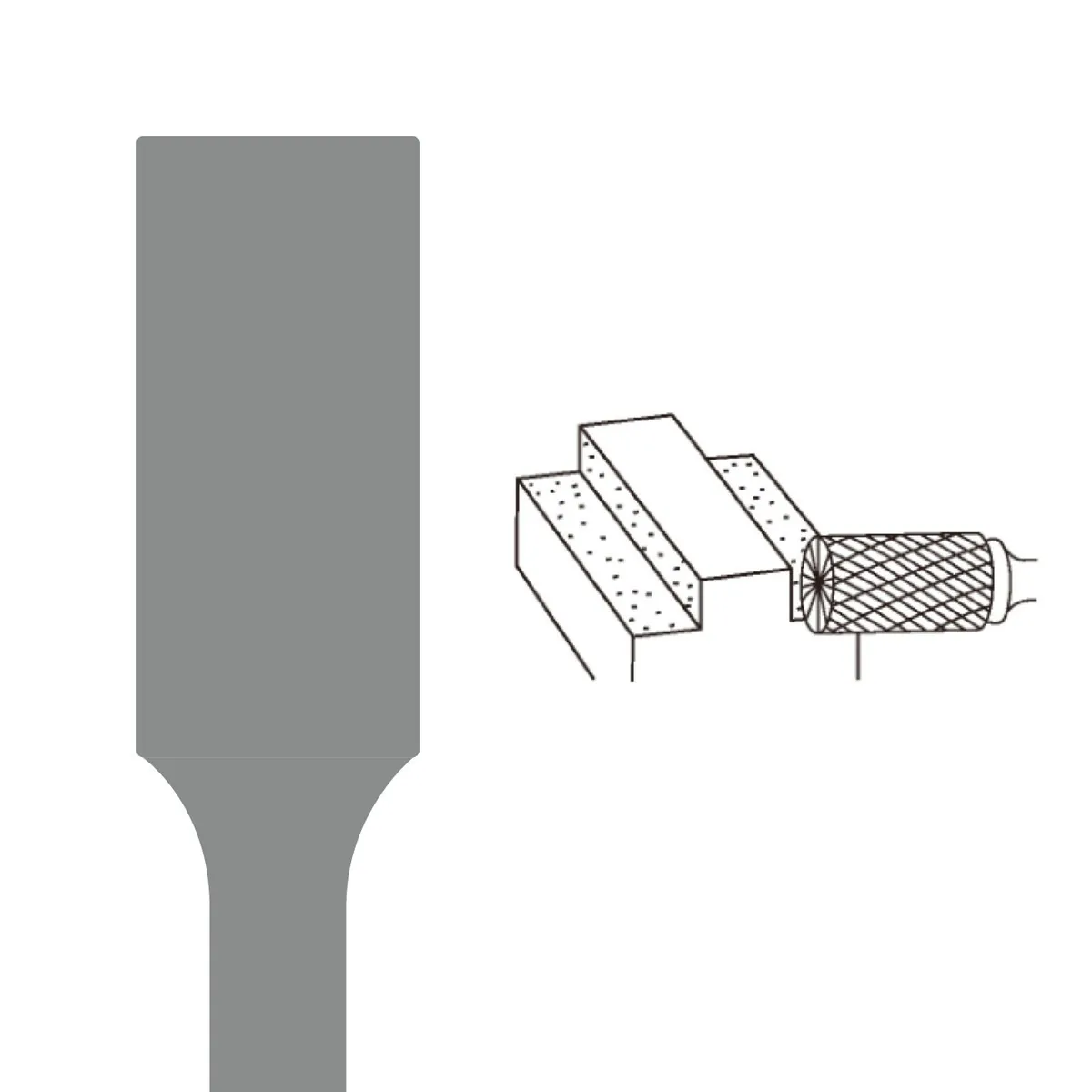 Mũi khoan xoay, hình dạng B. Euroboor RB.B0303 - 15/64, 7/64, 3, 6 thumbnail 3