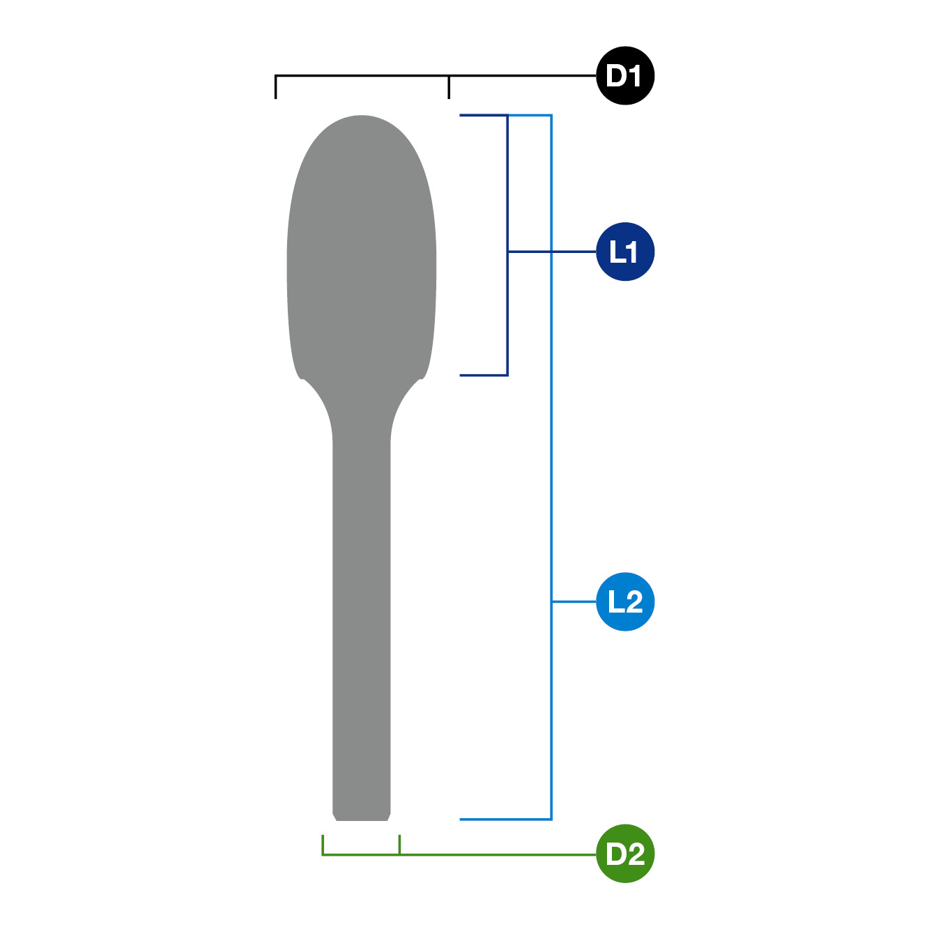 Rotary burr, burr shape E. Euroboor RB.E0303 - 15/64, 7/64, 3, 6 thumbnail 2