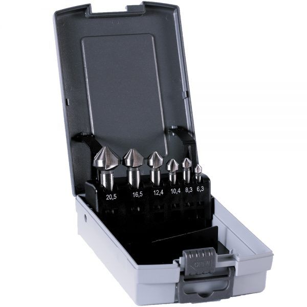 Bộ mũi khoét, HSS-Co, Dmin 6.3 mm, Dmax 20.5 mm. Euroboor CBS.620 - 3, 6.3