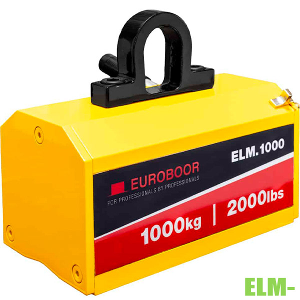 Nam châm nâng tay gạt 125kg-2 tấn ELM, hệ số an toàn 3.5. Euroboor