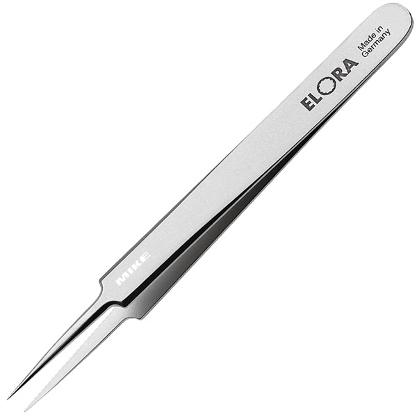Nhíp inox mũi nhọn thẳng ELORA 5340-ST, dài 108mm
