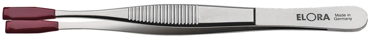 5300-ST nhíp đầu thẳng mũi bằng kiểu chữ nhật bọc PVC gắp linh kiện dài 145mm