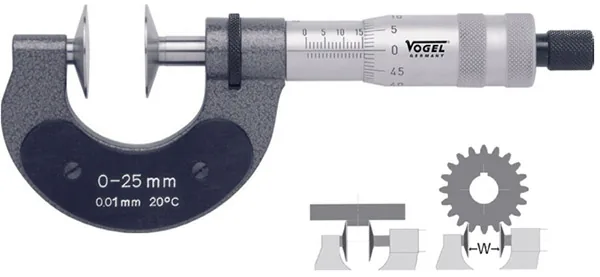 2300 Series Panme cơ đo ngoài 0-300mm, ±0.01mm, ngàm đĩa.