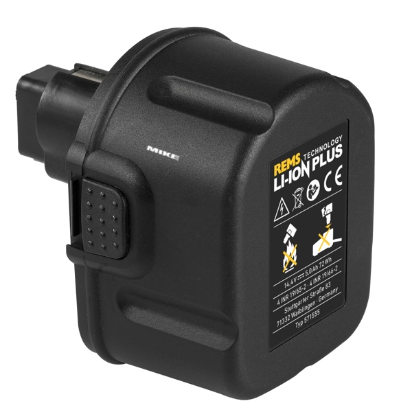 Pin sạc REMS aku Li-Ion 14,4V, 3,0Ah cho máy bóp ống