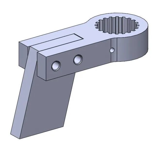 Chân phản lực 3/4" D41 flat steel ngắn thumbnail 3
