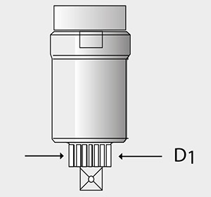 Reaction foot 600 D72 - Alkitronic 10256