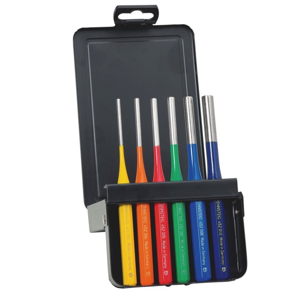 Bộ đột chốt “Exclusive” 6 cây Rennsteig 425 530 6 RC, hộp đựng bằng sắt