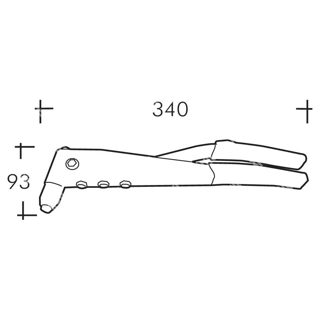 Kìm rút đinh tán RIVIT RIV6, Ø2,4 đến Ø4,8 mm