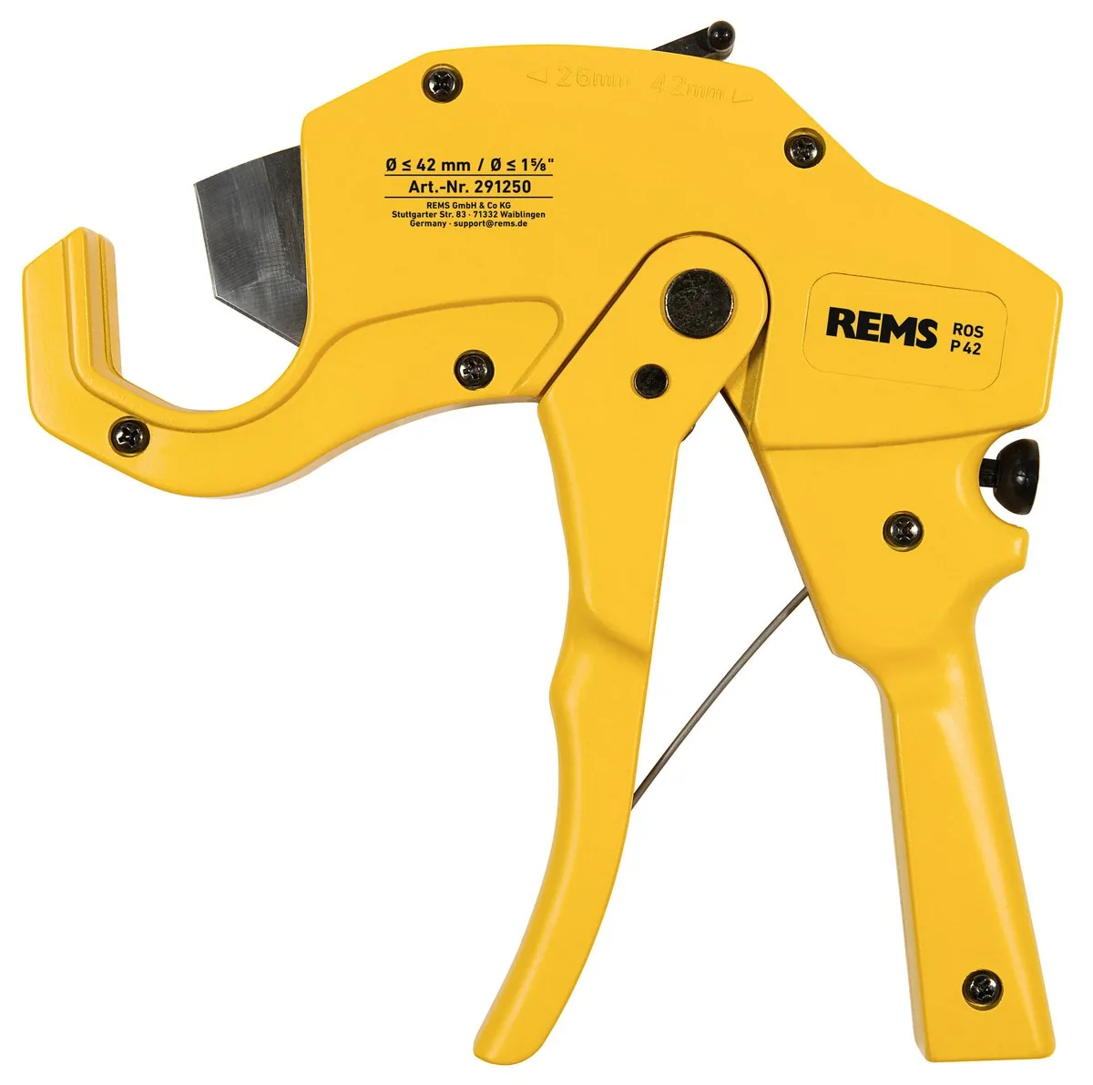 REMS 291250 R - Kéo ống P 42 với cơ chế trả nhanh thumbnail 2