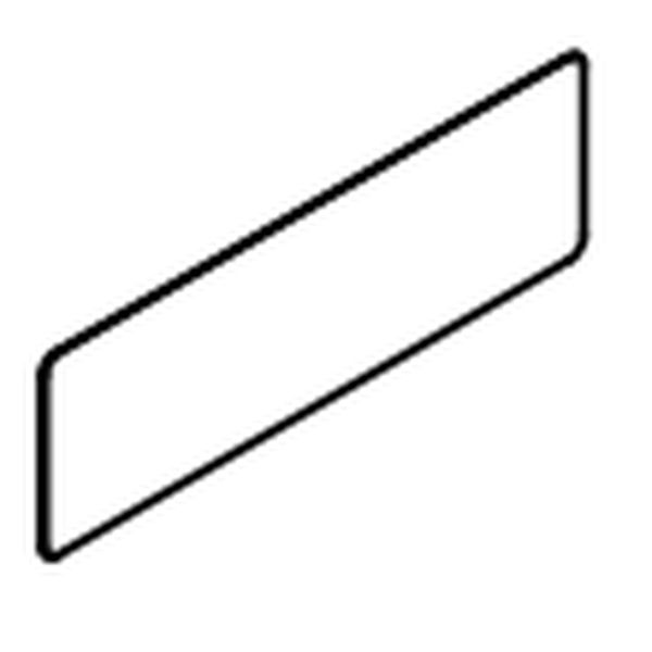 Panel plate rear side for ECO.36. Euroboor 036.0016 - 55, mm (metric)