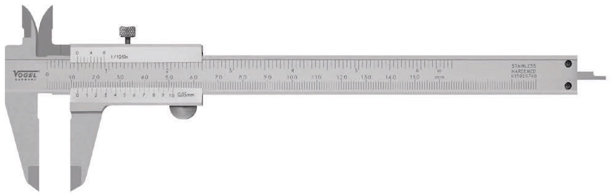 Thước kẹp cơ 150mm ngàm 40mm model 201032 VOGEL