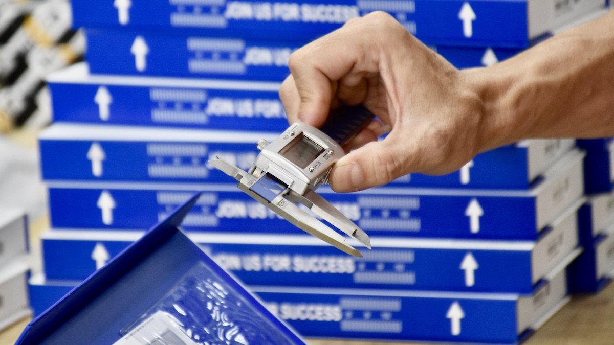 thước cặp điển tử kết nối mini USB, ray quang học