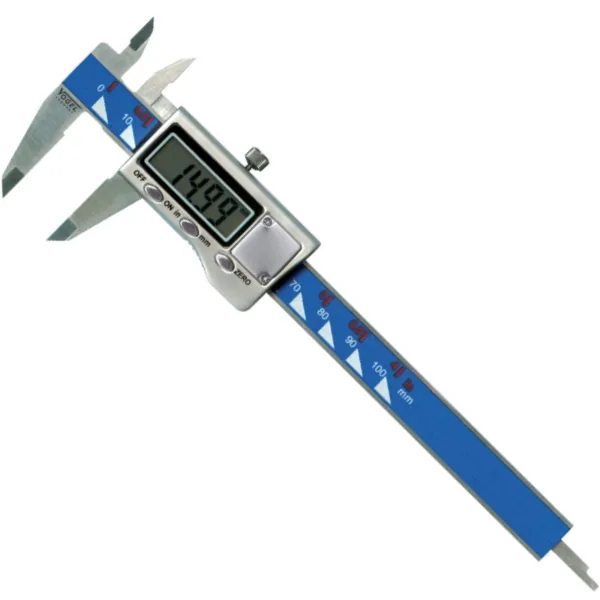 Thước cặp điện tử 100 mm, ±0.01mm, vỏ và nút nhấn bằng thép. Vogel Germany. Thước cặp điện tử 100 mm, ±0.01mm, vỏ và nút nhấn bằng thép. Vogel Germany.