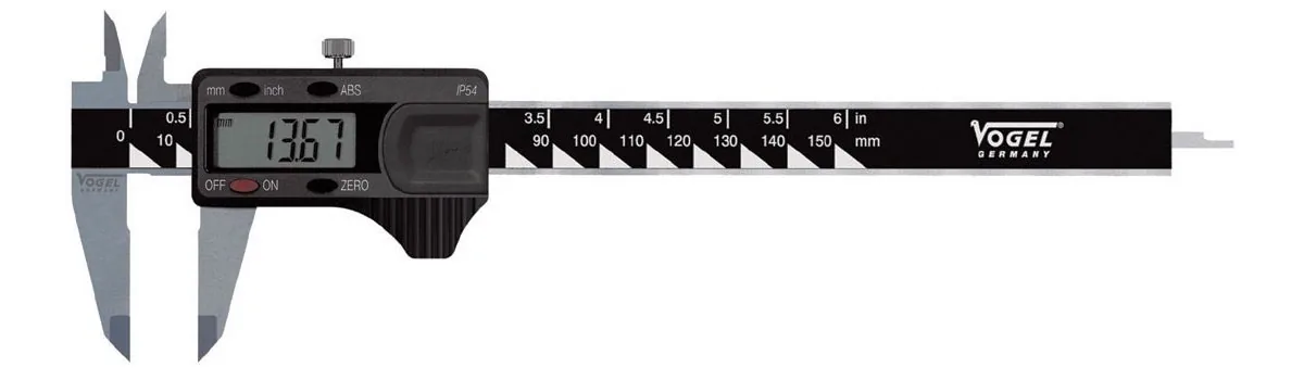 20216 Thước cặp điện tử 150-300mm, vật liệu bằng inox, sản xuất tại Đức