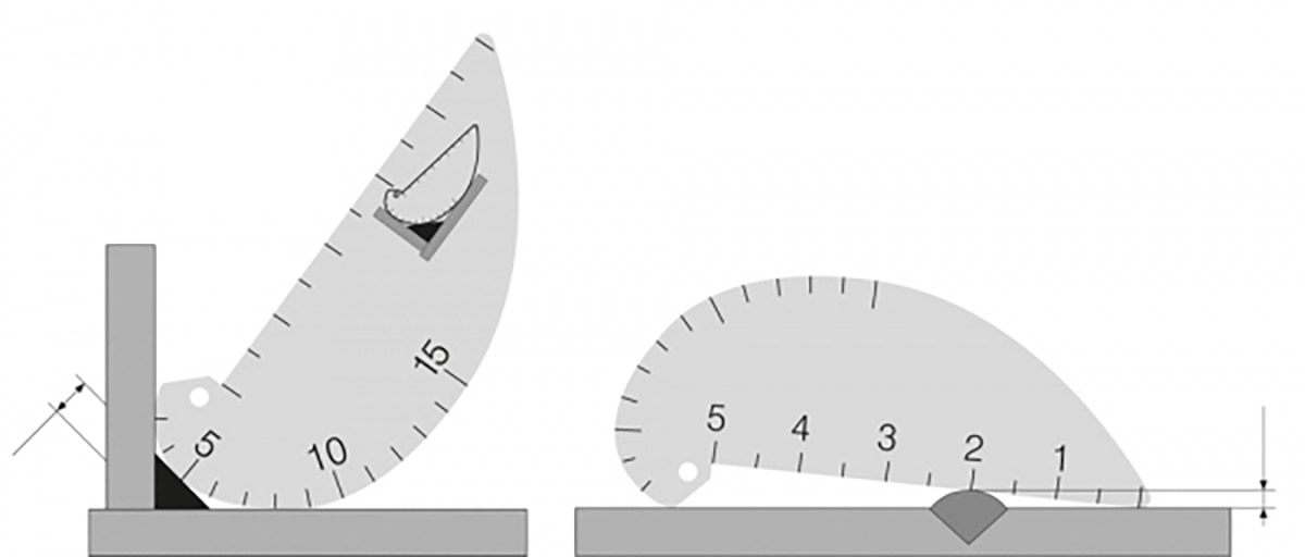 thước đo độ dày mối hàn