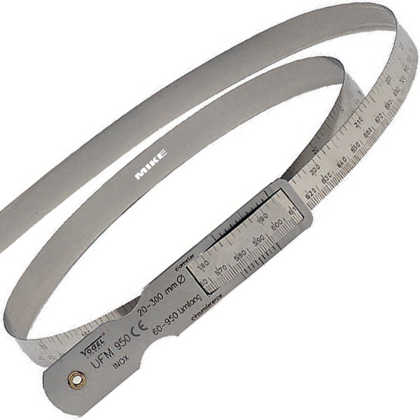 Thước đo đường kính inox VOGEL Germany 18180, khắc laser