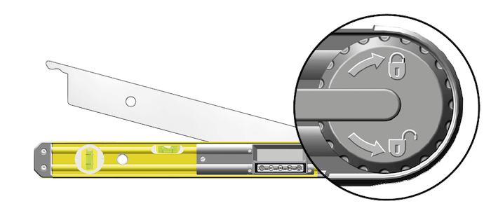 thước đo góc hay còn gọi là thước nivo