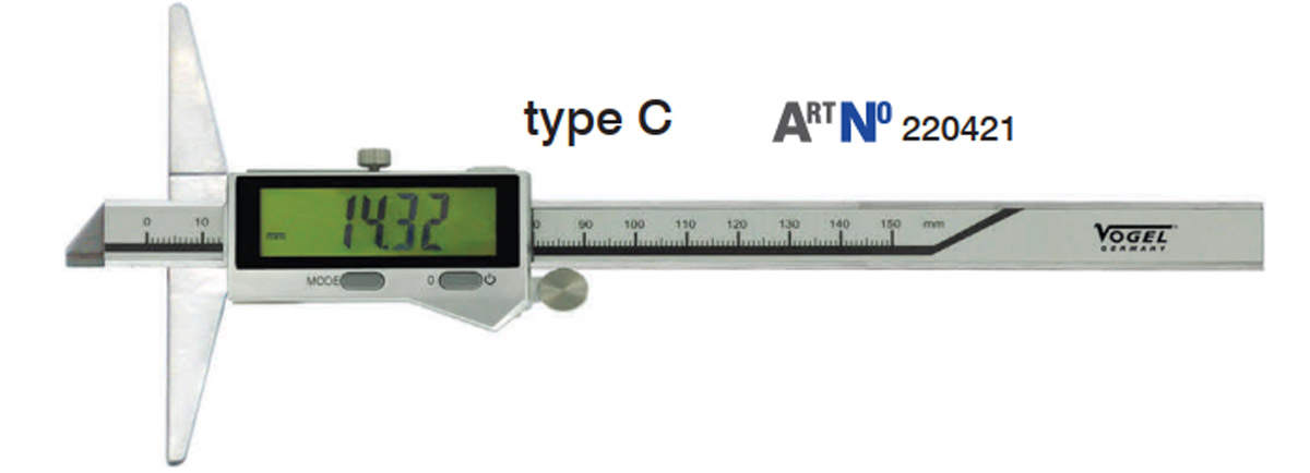 thước đo độ sâu type c
