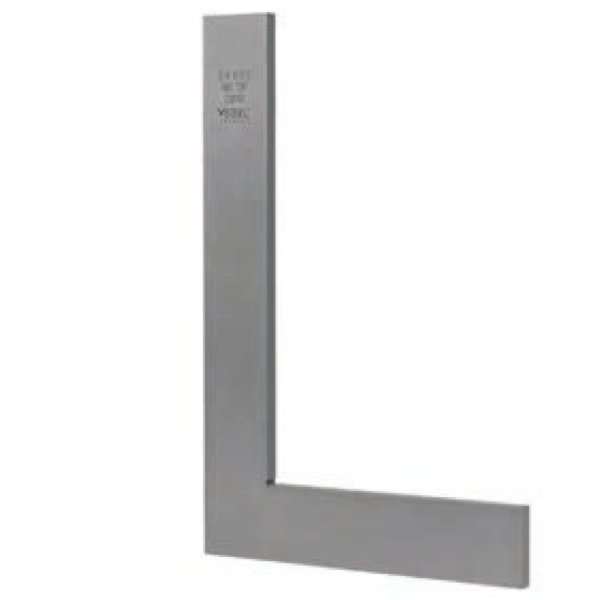 Thước eke cơ khí thép carbon 31001, loại không có đế, DIN 875/0