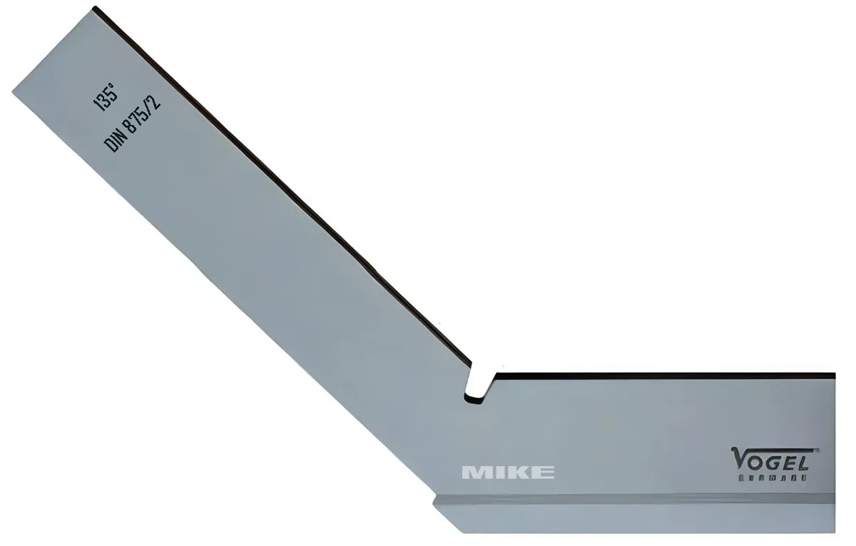 Thước eke kỹ thuật 135 độ bằng thép carbon, Germany