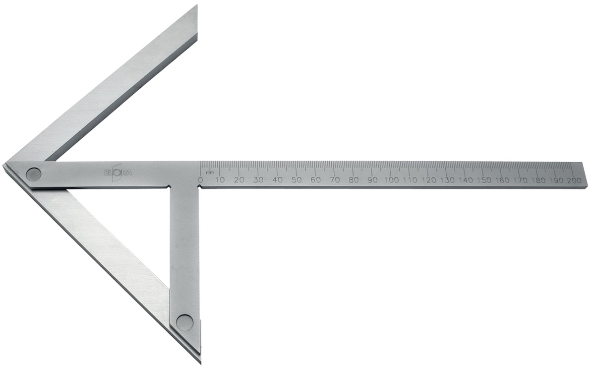 Thước ê ke kỹ thuật ELORA 1577 là một công cụ đặc biệt, được thiết kế để giúp bạn xác định và đo tâm hình tròn một cách chính xác.