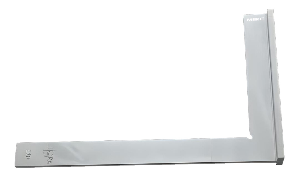 Thước eke kỹ thuật chữ L ELORA 1571, loại có đế, bằng thép