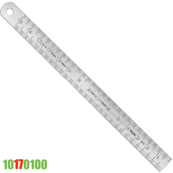 Thước inox 300mm, vạch chia khắc ăn mòn axit