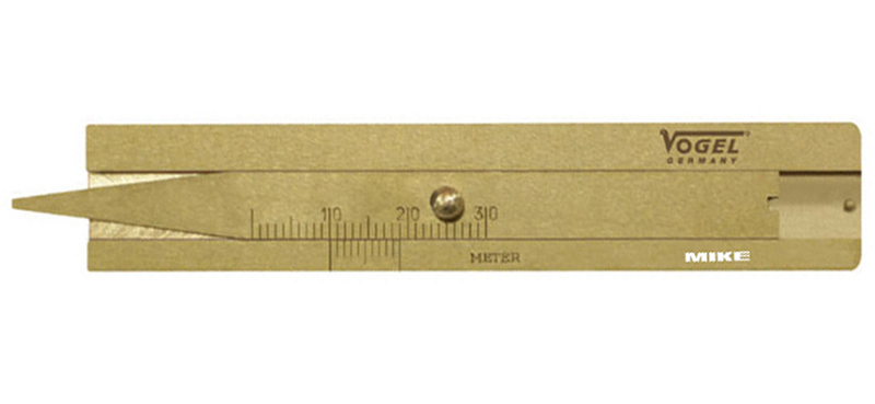 Thước đo sâu bằng đồng thau VOGEL Germany 214401