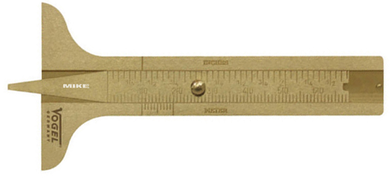 Thước đo sâu bằng đồng thau VOGEL Germany 214402