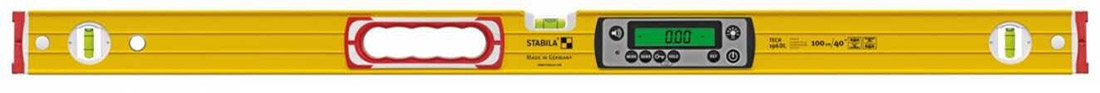 Thước nivo điện tử 100cm TECH 196 DL có 2 màn hình, tay cầm