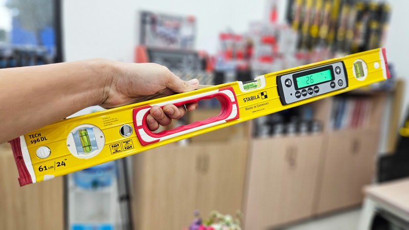 Nivo điện tử STABILA 19829 – đo nghiêng kỹ thuật số không cần hiệu chuẩn lại