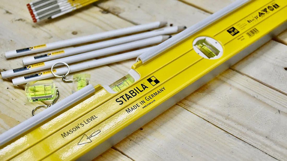 Thước thủy thợ xây 16403, dài 80cm, 2 bọt thủy