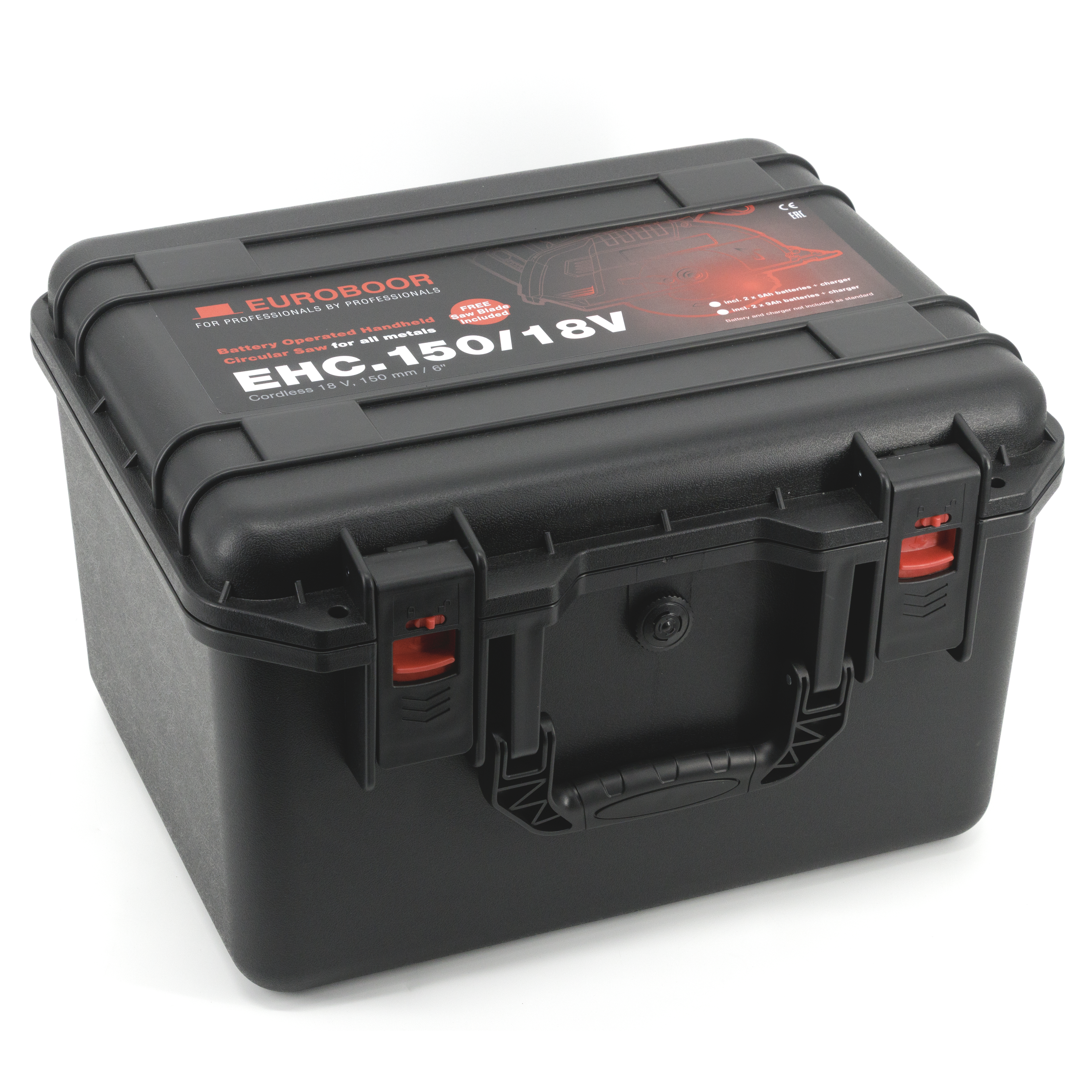 Cordless handheld circular saw, 150 mm, 18V. Euroboor Set 2: EHC.150/18V 9Ah - 13/16, 20 thumbnail 4