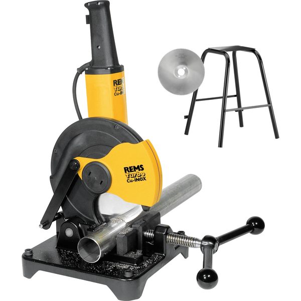 REMS 849X01 R220 - Turbo Cu-INOX + lưỡi cưa HSS-E + giá đỡ