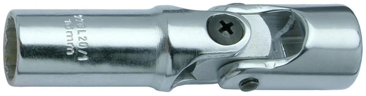 770-L20- socket hoa hướng dương đầu lắc léo mở bugi M10-M14 vuông 1/2 inch Elora