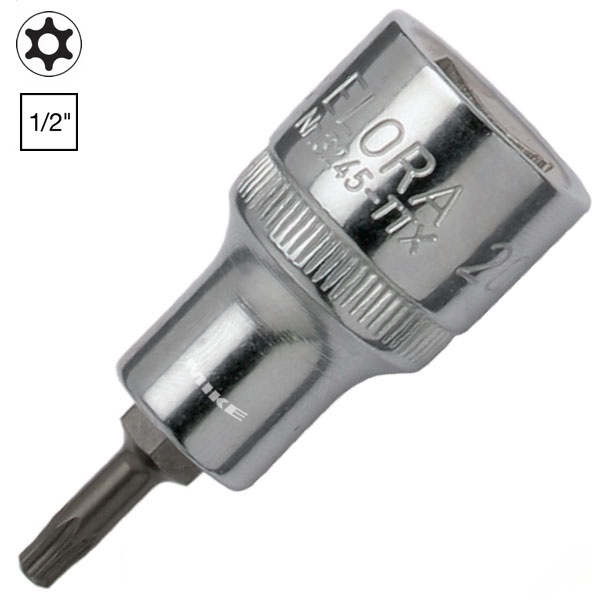 Tuýp đầu sao có lỗ ELORA 3245-TTX, đầu vuông 1/2 inch