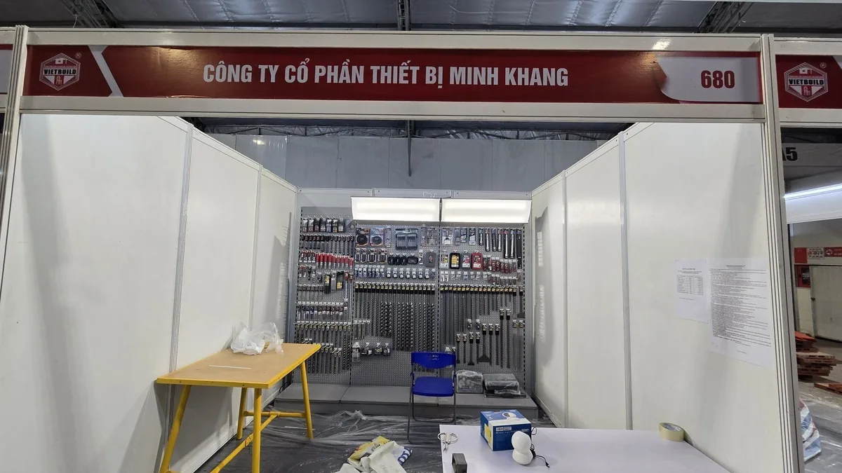 Chuẩn bị cho hội chợ — Triển lãm quốc tế VietBuild 2026