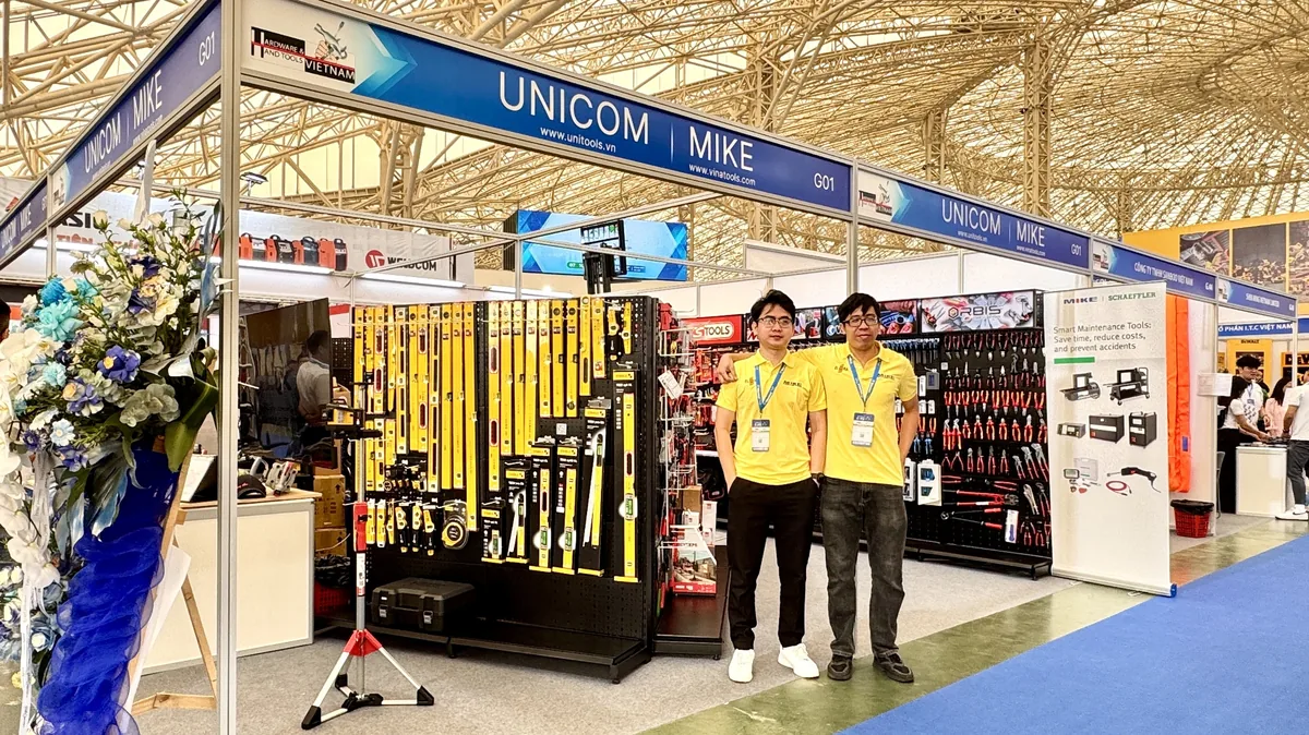 Minh Khang – Vinatools mang 6 kệ dụng cụ công nghiệp châu Âu đến Vietnam Expo 2026