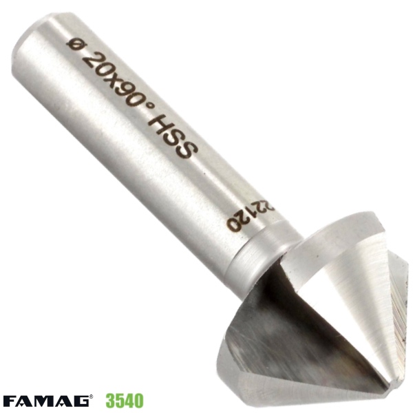 Dao phay gỗ 90 độ FAMAG 3540. bằng thép hợp kim HSS