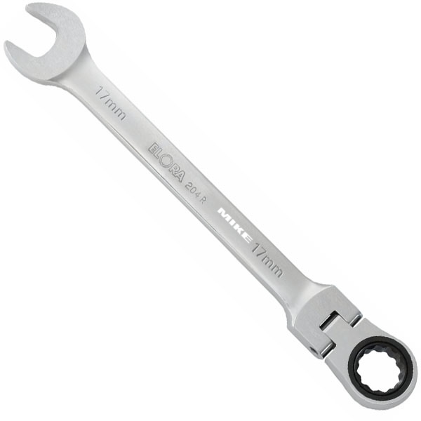 Cờ lê bánh cóc ELORA 204-R, đầu gật gù xoay 180 độ