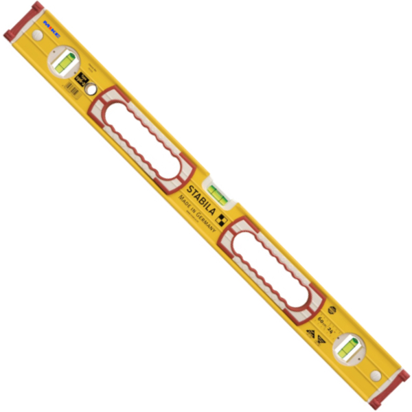 Thước thủy STABILA 196-2, có khoét tay cầm, 3 bọt thủy