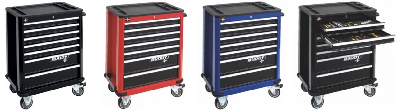 4 kiểu Tủ dụng cụ BUDDY 7 ngăn của ELORA