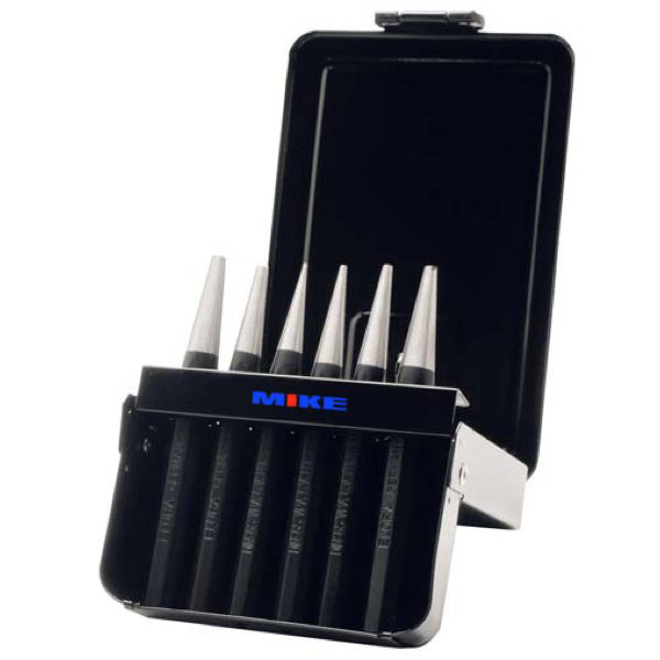 Bộ đột hỗn hợp 6 cây ELORA 264K, đựng trong hộp kim loại