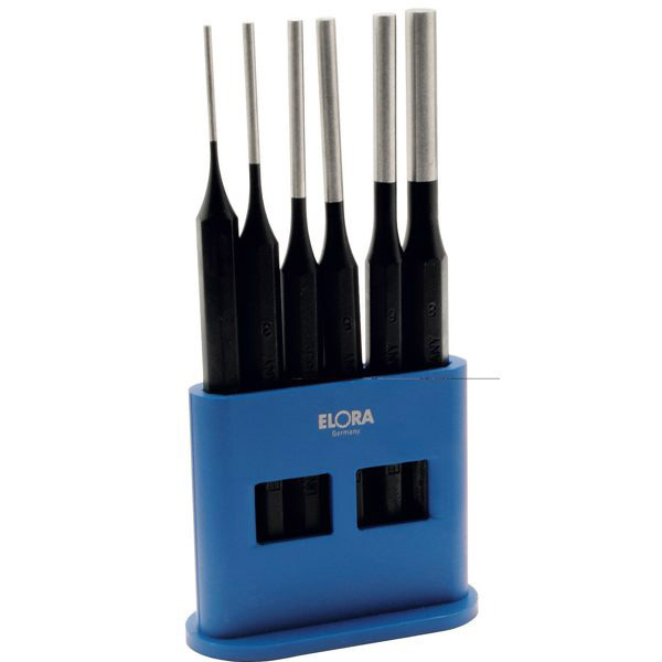 Bộ đột tròn song song 6 cây ELORA 271KS, từ 2mm đến 8mm