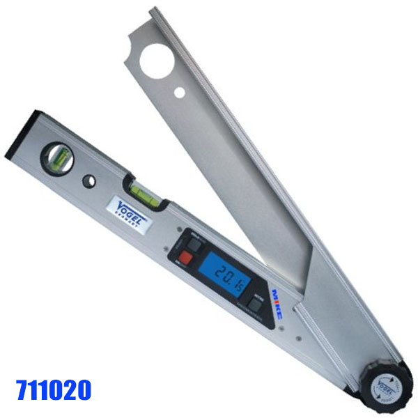 Thước đo góc điện tử 440mm, 2 bọt thủy VOGEL Germany 711020