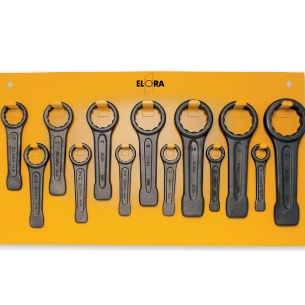 Bộ cờ lê vòng đóng 13 chi tiết ELORA 86S-13, size từ 30-80mm