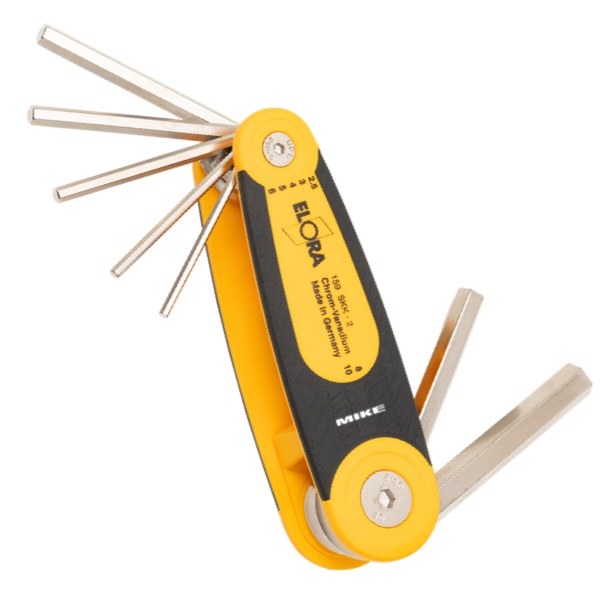 Bộ lục giác gấp gọn ELORA 159S-KK, size 1,5 đến 10mm
