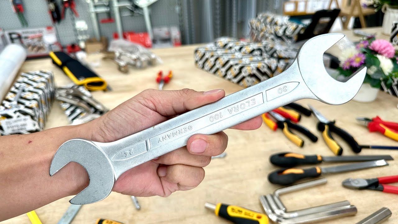 Bộ cờ lê 2 đầu miệng hệ inch ELORA 100S-FSB, DIN 3110