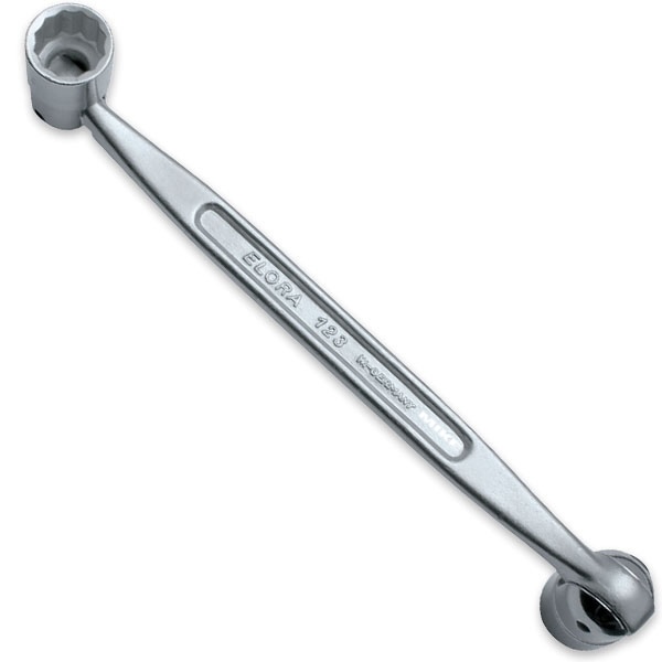 Cờ lê điếu 2 đầu gật gù ELORA 123, từ 8x9 đến 30x32mm